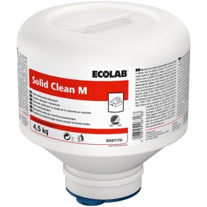 Maskinopvask, Ecolab Solid Clean M, uden klor, 4,5 kg