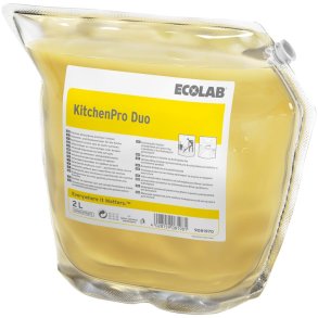 K�kkenaffedter, Ecolab KitchenPro Duo, 2 l, med farve og parfume