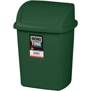 Affaldsspand, V-Part, gr�n, plast, 4.45 l, med sving l�g, forberedt til v�gmontering *Denne vare tages ikke retur*