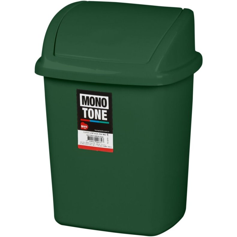 Affaldsspand, V-Part, gr�n, plast, 4.45 l, med sving l�g, forberedt til v�gmontering *Denne vare tages ikke retur*