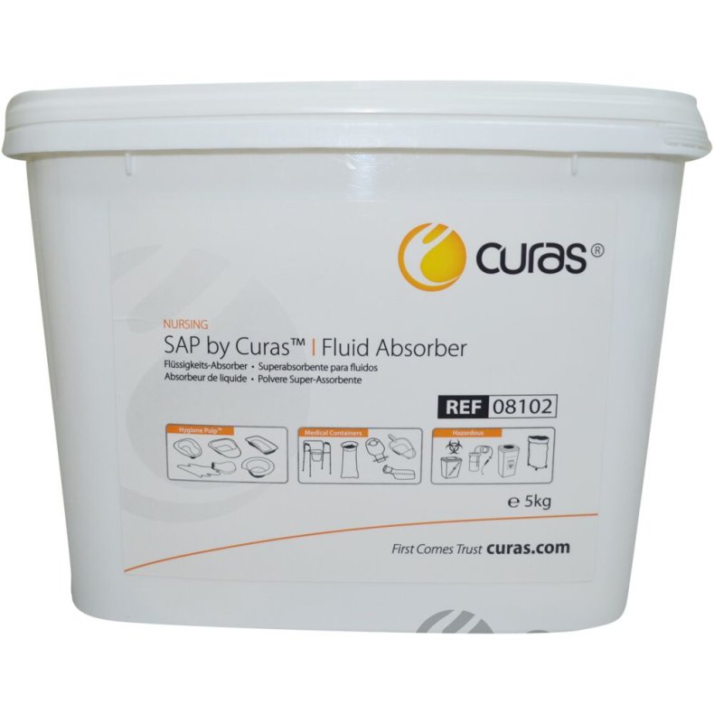 SAP granulat, Curas, engangs