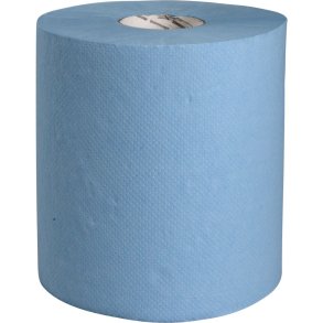 H�ndkl�derulle, neutral, 1-lags, Midi, 275m x 20cm, �19cm, bl�, nyfiber, med spiralhylse