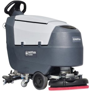 Gulvvasker, Nilfisk, SC401 43 B Full PKG, gel, gr�, 2-rums, walk-behind, 30/30 l, 430 mm *Denne vare tages ikke retur*