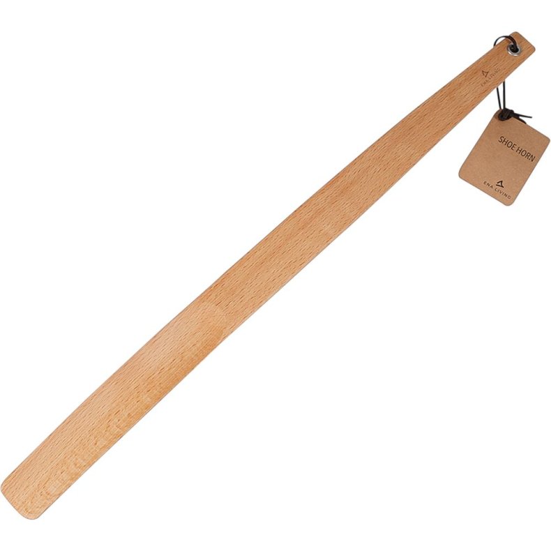 Skohorn, Ena Living, 55x3,5cm, tr�, med l�dersnor
