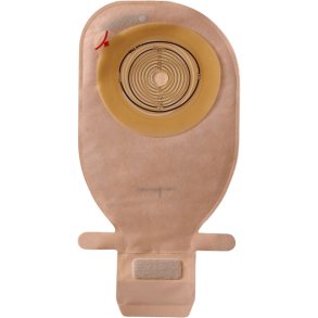 Ileostomipose, Assura, Midi, beige, 15-33 mm, 1-dels, konveks dyb, opklipbar
