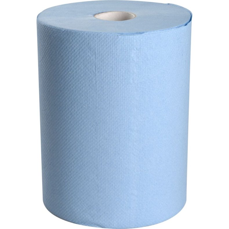 H�ndkl�derulle, ClassEur, 2-lags, 100m x 20,3cm, �19cm, bl�, nyfiber, autocut