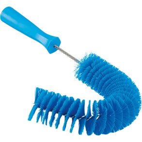 R�rb�rste, Vikan, 36cm, �5,5cm, bl�, polyester/PP/rustfrit st�l, medium *Denne vare tages ikke retur*