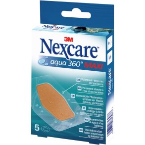 H�fteplaster, Nexcare Aqua 360, Maxi, 88x59mm, PU/acrylat, latexfri, usteril, engangs *Denne vare tages ikke retur*