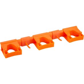 V�goph�ng til redskaber, Vikan, 42x8,7x4,8cm, orange, PP/TPE, 5 redskaber *Denne vare tages ikke retur*