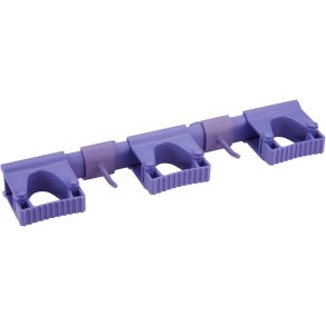 V�goph�ng til redskaber, Vikan, 42x8,7x4,8cm, lilla, PP/TPE, 5 redskaber *Denne vare tages ikke retur*