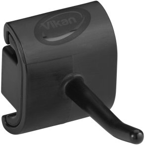 V�goph�ng til redskaber, Vikan, 78x41,5mm, �48mm, sort, PP/TPE, enkeltkrogs modul *Denne vare tages ikke retur*