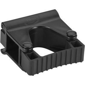V�goph�ng til redskaber, Vikan, 8,7x8,3x4,8cm, sort, PP/TPE, enkelt gummib�ndsmodul