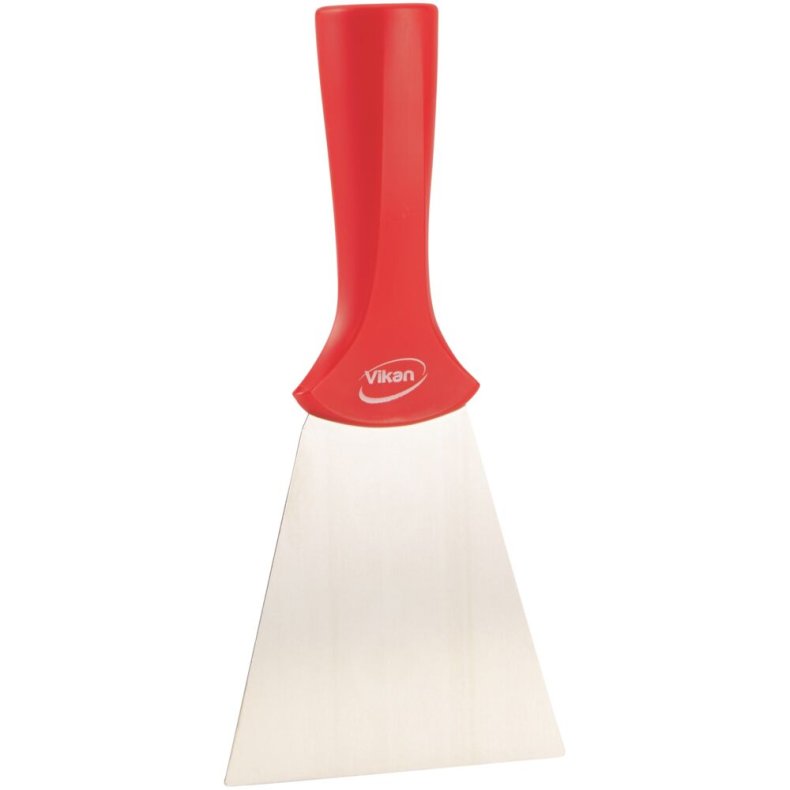 H�ndskraber, Vikan, r�d, PP/rustfrit st�l, 10 cm, med gevind *Denne vare tages ikke retur*