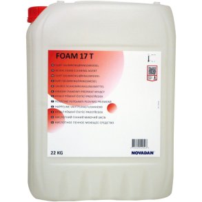 Skumreng�ring, Novadan Foam 17 T, 20 l, sur/afkalkende, uden klor, farve og parfume *Denne vare tages ikke retur*