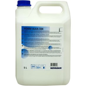 Skumreng�ring, Novadan Foam Alka 334, 5 l, alkalisk/affedtende, uden klor, farve og parfume *Denne vare tages ikke retur*