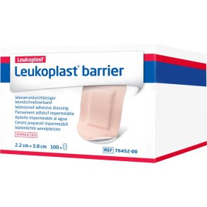 H�fteplaster, Leukoplast Barrier, 3,8x2,2cm, beige, steril *Denne vare tages ikke retur*