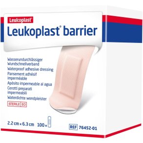 H�fteplaster, Leukoplast Barrier, 6,3x2,2cm, beige, steril *Denne vare tages ikke retur*