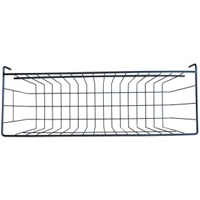 Tr�dkurv, 53x17x14cm, sort, metal, til 6 ltr. inventarspand og kemi