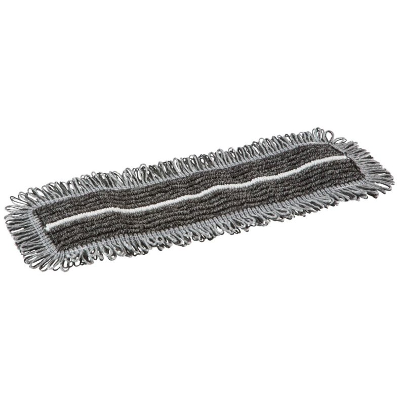 Moppe, Vikan Damp 47 Dark, m�rkegr�, mikrofiber, 40 cm, lommer *Denne vare tages ikke retur*