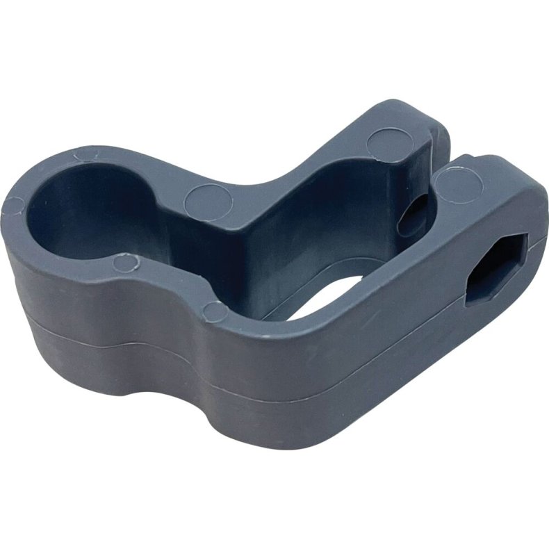 Beslag til reng�ringsvogn, Vileda Origo, 5,5x5cm, gr�, plast, multi-connector *Denne vare tages ikke retur*