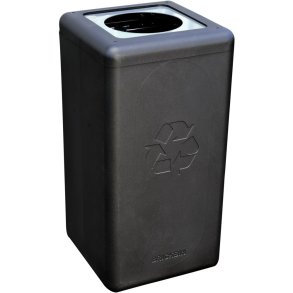 Affaldsspand, BrickBin, sort, HDPE, 65 l, sort/gr�, med s�kkeholder *Denne vare tages ikke retur*