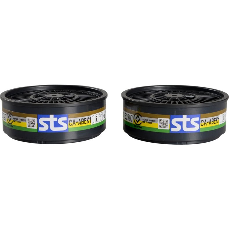 Filter til �ndedr�tsv�rn, STS, ABEK1, gasfilter