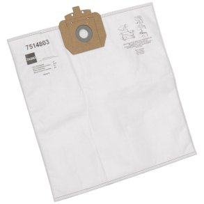 St�vsugerposer, Diversey TASKI, Vento 8/15, hvid, fleece *Denne vare tages ikke retur*