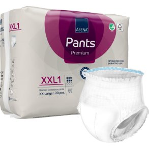 Bukseble, ABENA Pants Premium Bariatric, XXL1, m�rklilla farvekode