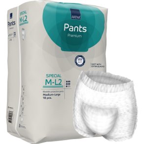 Bukseble, ABENA Pants Premium Special, Special M/L2, turkis farvekode