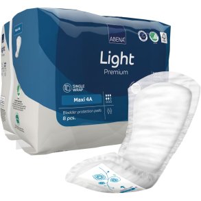 �ben ble, ABENA Light Premium, Maxi 4A, bl� farvekode, med silikonepapir