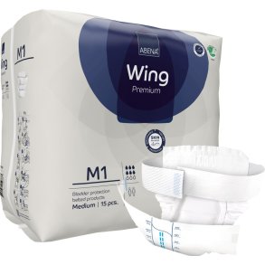 B�lteble, ABENA Wing Premium, M1, bl� farvekode