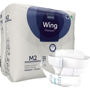 B�lteble, ABENA Wing Premium, M2, bl� farvekode