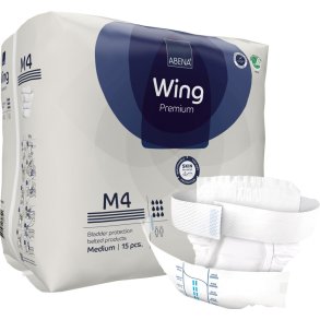 B�lteble, ABENA Wing Premium, M4, bl� farvekode