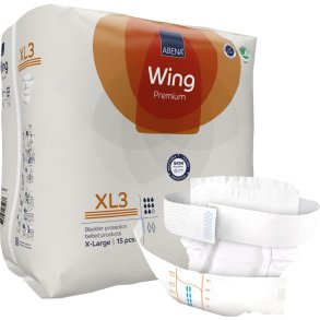 B�lteble, ABENA Wing Premium, XL3, orange farvekode
