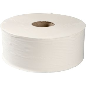 Jumborulle, ABENA Care-Ness Excellent Minus, 2-lags, Midi, 300m x 9,5cm, �23cm, hvid, nyfiber