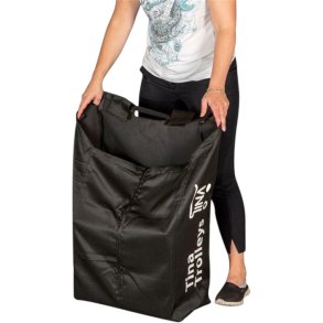 Indd�kningspose, Tina Trolleys, 540x300x890mm, sort, nylon, til fx. opbevaring af vasket�j *Denne vare tages ikke retur*