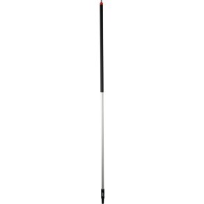 Skaft med vandgenneml�b, Vikan, 192cm, �31mm, sort, aluminium/PP, 192 cm, isoleret gribestykke, Q-kobling *Denne vare tages ikke retur*