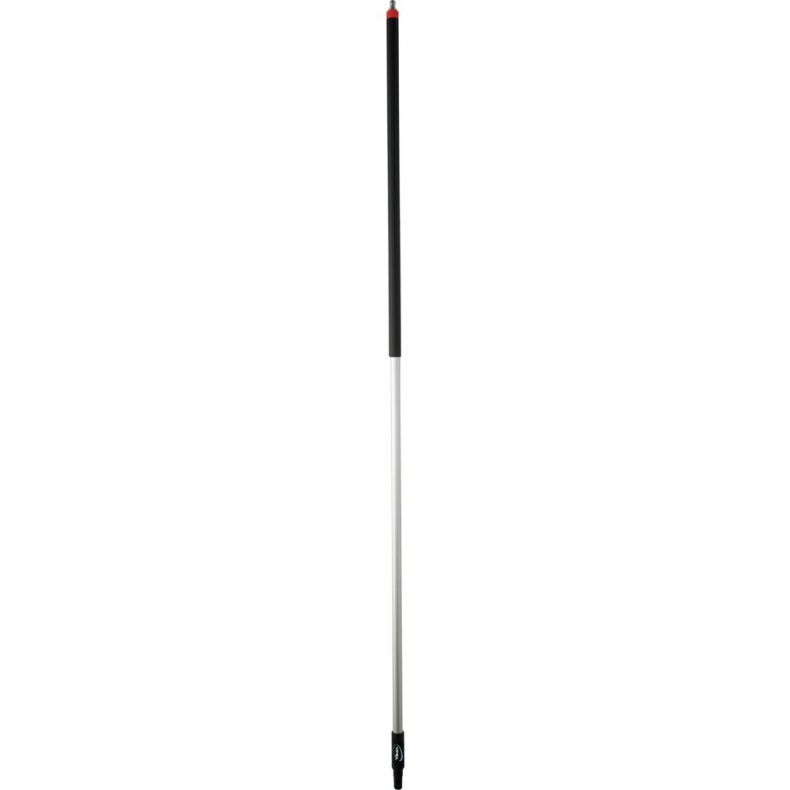 Skaft med vandgenneml�b, Vikan, 192cm, �31mm, sort, aluminium/PP, 192 cm, isoleret gribestykke, Q-kobling *Denne vare tages ikke retur*
