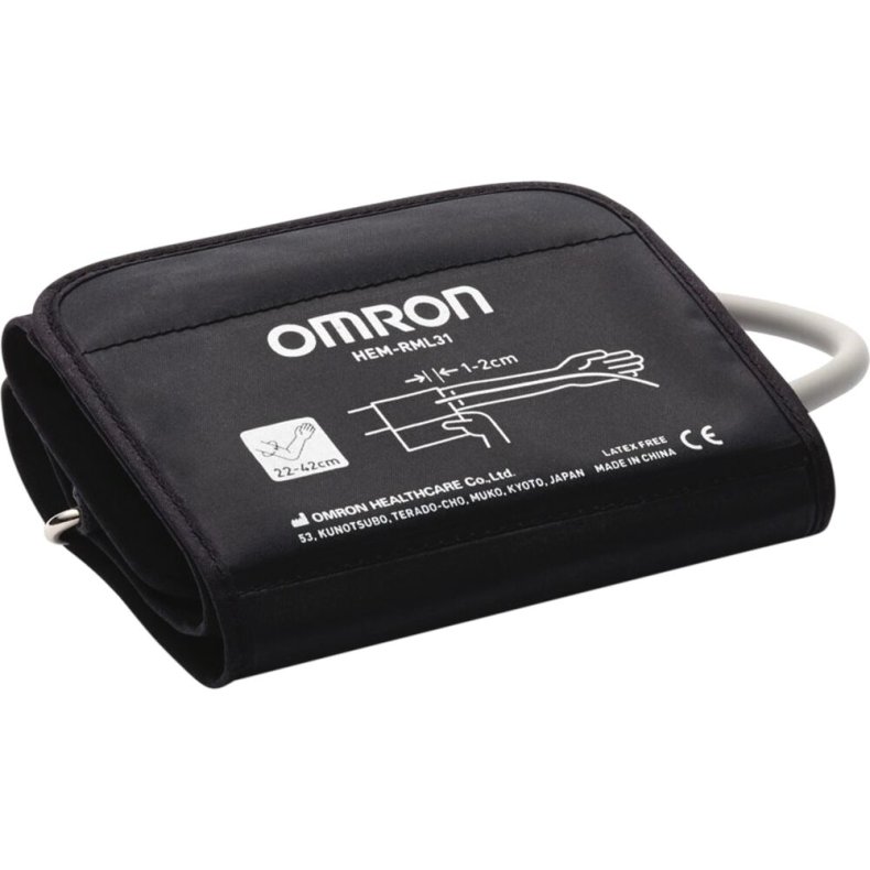 Blodtryksmanchet, Omron, M3, Easycuff - M/L 22-42 cm *Denne vare tages ikke retur*