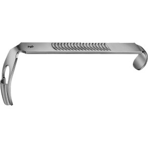 Tungeholder, Aesculap, Supreme, st�l, 18x57mm, med tubespor *Denne vare tages ikke retur*