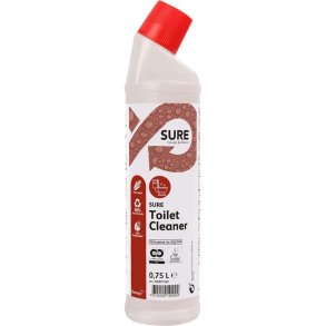Toiletrens, Diversey SURE Toilet Cleaner, 750 ml, uden farve og parfume