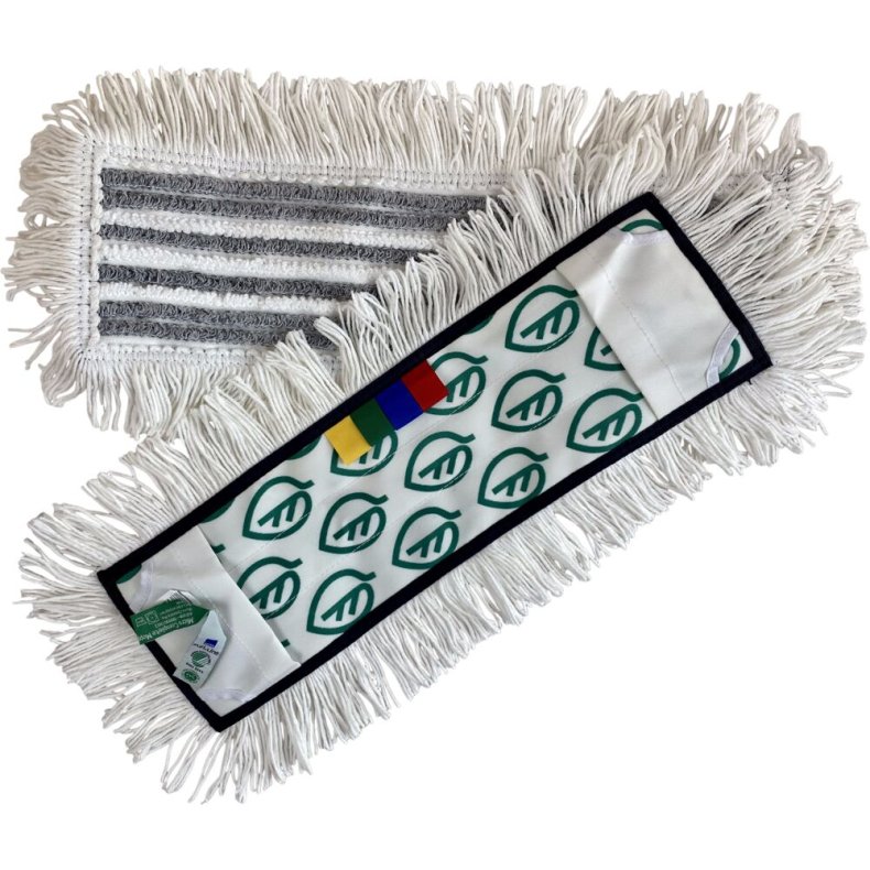 Micro Complete moppe, ABENA Puri-Line, gr�, mikrofiber, 40 cm, lommer, 71% genanvendt
