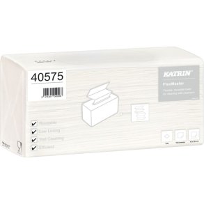Industriaft�rring, Katrin, 1-lags, 42x35,5cm, hvid, nonwoven *Denne vare tages ikke retur*
