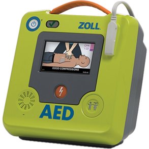 Hjertestarter, Zoll AED 3, 12,7x23,6x24,7cm, gr�n *Denne vare tages ikke retur*