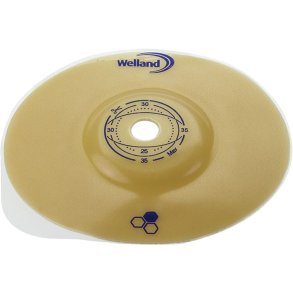 Stomiplade, Aurum 2, 55 mm, 13-35 mm, 2-dels, konveks, opklipbar, med b�lte�rer