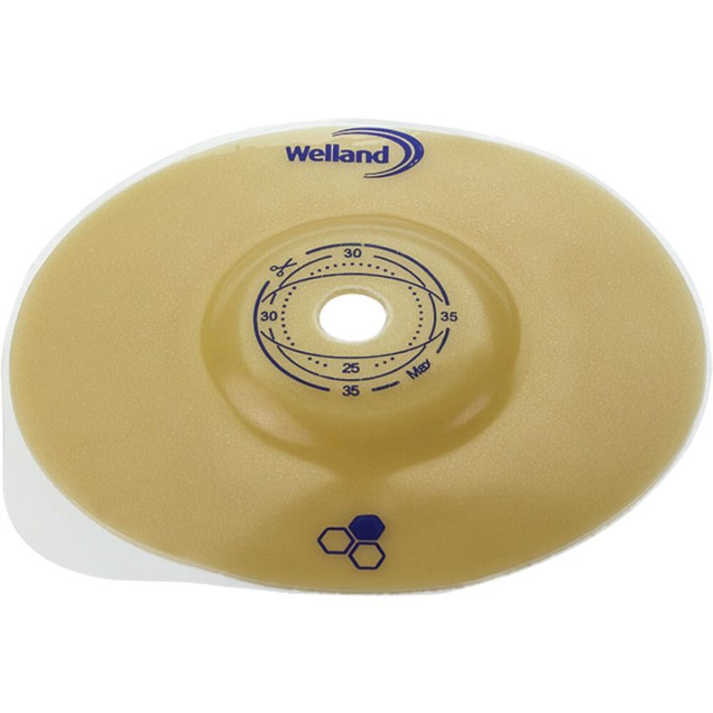 Stomiplade, Aurum 2, 55 mm, 13-35 mm, 2-dels, konveks, opklipbar, med b�lte�rer