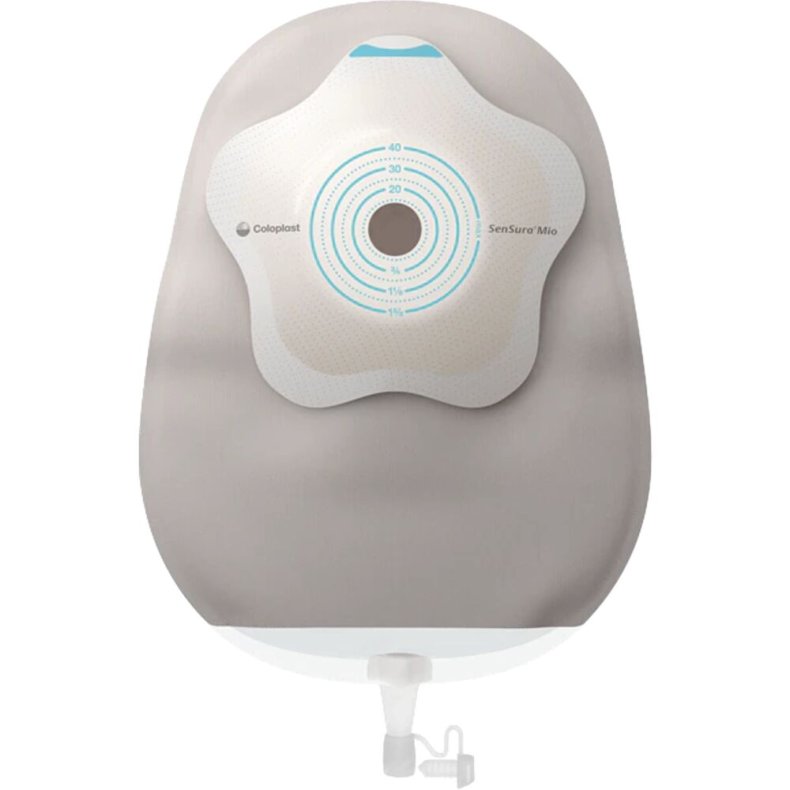 Urostomipose, SenSura Mio, Maxi, flerkammer, 10-40 mm, 1-dels, opklipbar, konkav