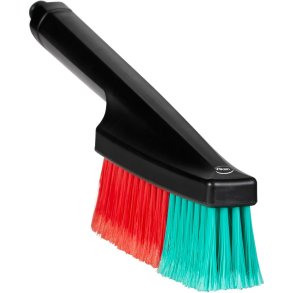 Autob�rste med vandgenneml�b, Vikan, sort, polyester/PP, 36 cm, bl�d, spaltet *Denne vare tages ikke retur*