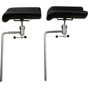 Sk�lbenholdere, �1,6cm, sort, integreret skumpolster