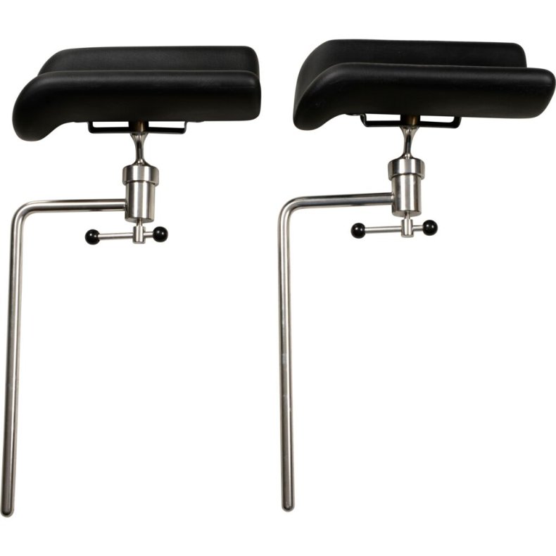 Sk�lbenholdere, �1,6cm, sort, integreret skumpolster